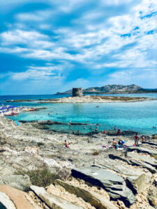 Torre della Pelosa e mare cristallino a Stintino