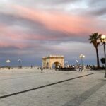 Terrazza del Bastione Saint Remy con vista sui tetti di Cagliari